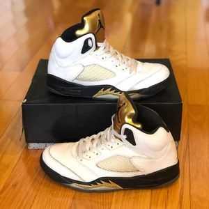 ❌SOLD ig: chillwillscloset❌ OG box! Jordan 5 Olympic Gold w
